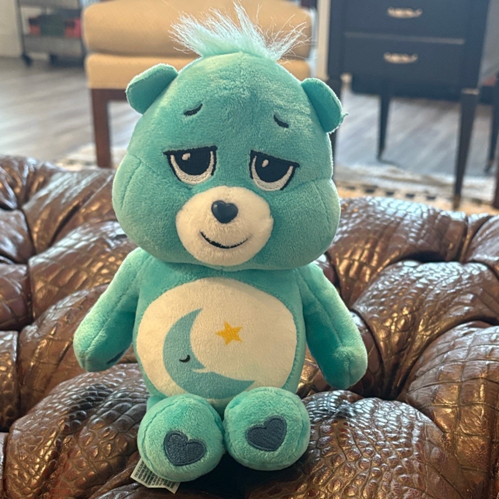 Care Bears Turquoise Plush‎ with Moon and Star 10 inch